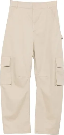 Balenciaga Relaxed Cargo Trousers In Beige