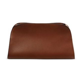The Row Tassen, Dames, Bruin, ONE Size, Katoen, Peggy Clutch
