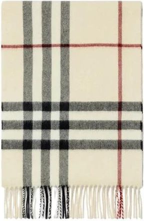 Burberry Cashmere Sjaal - Dames - Wintersjaals - Beige - ONE Size - Kasjmier - Accessoires