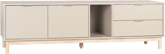 Klast Mueble Tv mdf lacado gris perla 180x54 cm