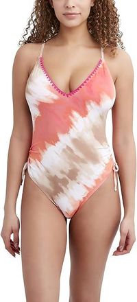 BCBGeneration Generation To Dye For Lingerie Maillot Womens Swimsuits One Piece Coral : SM, Spandex/Nylon
