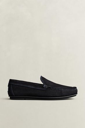 GANT Men Wilmon Suede Loafers (41) MARINE
