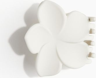 H&M Haarklammer in Bl&uuml;tenform - White