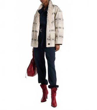 Isabel Marant Qayla Jacket In Ecru