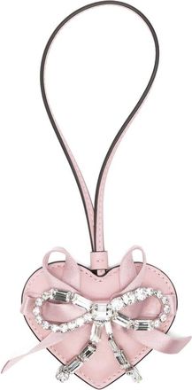 Jimmy Choo London Heart Charmz Bow Keyring