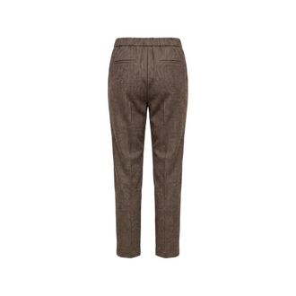 PESERICO Virgin Wool Trousers - Brown