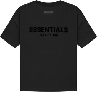 Fear of God Essential Tee - Heren - T-shirts - Zwart - M - Katoen - Tops