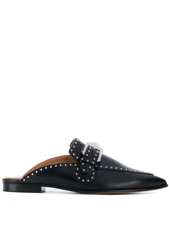 Givenchy studded slip-on mules - Zwart
