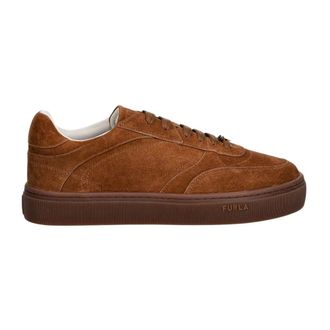 Furla Schoenen, Dames, Bruin, 39 EU, Leer, Allegra Veterschoen