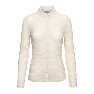 &Co Woman Hemden - Dames - Blouses & Shirts - Beige - Maat: L Poliester