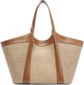 Arezzo Large Liana Shopper Bag in Soul Natural/Natural at Nordstrom
