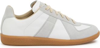 Maison Margiela Replica Panelled Leather Sneakers - White - 44 (IT44 / UK10)