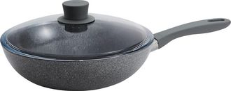 Zwilling 11-Inch Nonstick Wok Pan with Lid in Grey at Nordstrom Rack