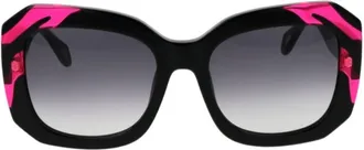 Just Cavalli Grey Gradient Square Ladies Sunglasses SJC085 09P2 54