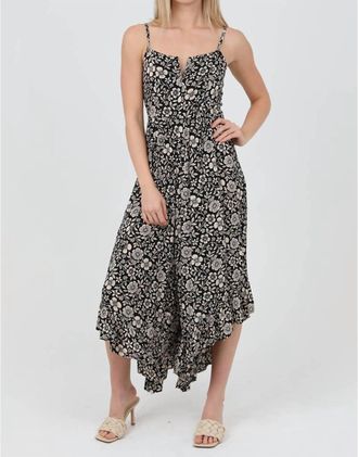 Angie V Cut Jumper In Black And Ivory