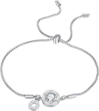 Jean Claude Stainless Steel Cz Bracelet