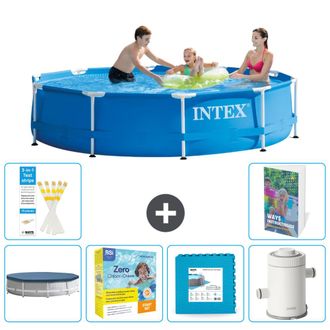 Intex Piscina Con Estructura Redonda - 305x76 Cm - 7-piezas S102
