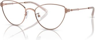 Tory Burch 53mm Cat Eye optical glasses in Pink at Nordstrom