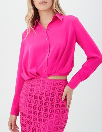 Trina Turk Renlee Shirt in Petal Pink at Nordstrom, Size X-Small