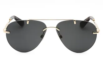 Burberry 0BE3151 Aviator Metal Sunglasses - Gold