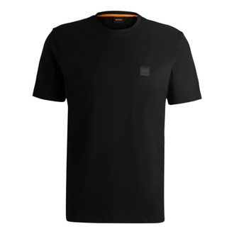 HUGO BOSS Tops, Heren, Zwart, M, Katoen, T-Shirt Tales