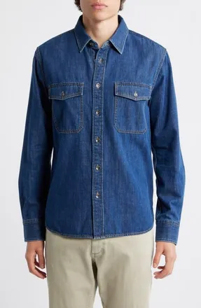 Rag & Bone Infuse Denim Button-Up Shirt in Luke at Nordstrom, Size Xx-Large