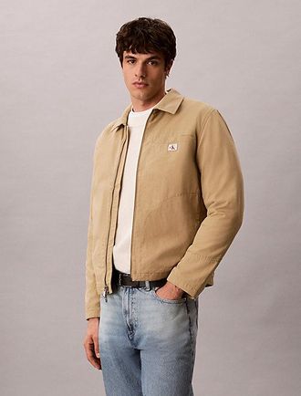 Calvin Klein Lightly Padded Cotton Zip-Up Jacket