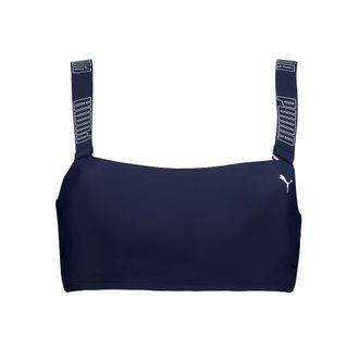 Puma Bandeau-Bikini-Top PUMA PUMA SWIM WOMEN BANDEAU TOP, Damen, Gr. XL, N-Gr, navy, Obermaterial: 80% Polyamid, 20% Elasthan, Bikini-Oberteile Bandeau-Bik
