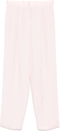 Forte_Forte Oesterbroek voor een stijlvolle uitstraling - Dames - Wijde Broeken - Beige - S - Broeken