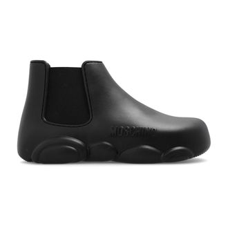 ショートブーツ・ブーティ LOVE MOSCHINO Woman Flat ankle boots Black JA24334G1FIA9 00A Amazon.com | Love Moschino Women Ankle Boots Black 6 US