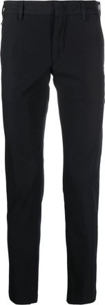 BOSS Kaito straight-leg trousers - men - Cotton/Polyamide/Elastane - 46 - Black