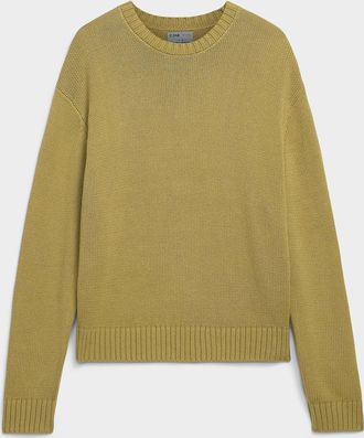 Djab Mens Solid cropped crew neck sweater