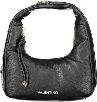 Mario Valentino Black Polyurethane Womens Bag with Womens Handle