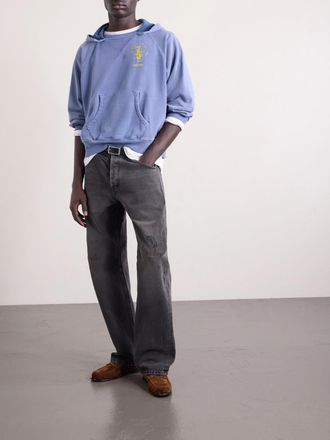 Enfants Riches Deprimes Logo-Print Cotton-Jersey Hoodie