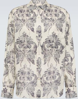 Commas Silk and cotton shirt