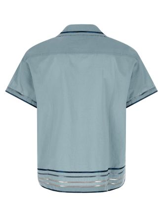 Bode Ribbon Plaid Shirt - Blue