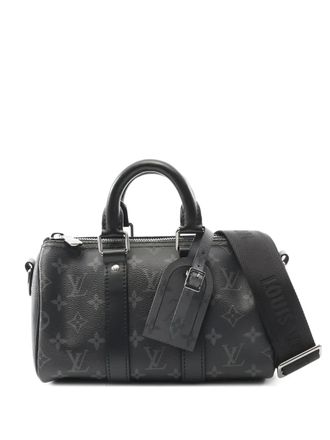 Louis Vuitton Keepall Bandoulière 25 two-way handbag - men - PVC/Leather - One Size - Black