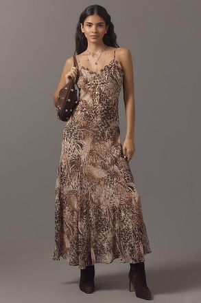 ASTR the Label Maeryn V-Neck Slip Maxi Dress