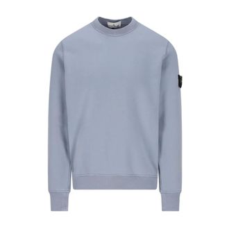 Stone Island Sweatshirts, male, Blue, Size: XL Crew-neck Sweatshirt