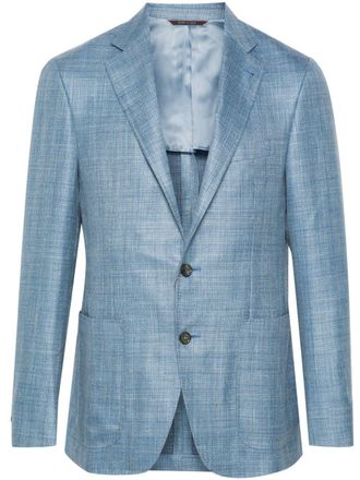 Canali Blazer intrecciato - Blu