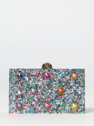 Kurt Geiger Clutch Gems Box Kurt Geiger London in resina glitter con strass