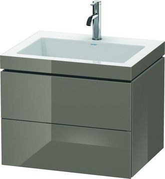 Duravit Duravit - Lavabo Para Muebles L-cube C-bonded Con Base, Colgante