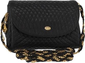 Bally Pre-owned Cross Body Bags, female, Black, Size: ONE SIZE Pre-owned Leather Crossbody Bag