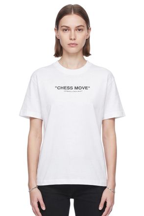 Off-white White Crew Neck T-Shirt