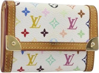 Louis Vuitton Pre-owned Monogram Multicolor Coin Purse - Dames - Vintage Accessoires - Veelkleurig - ONE Size - Leer - Vintage