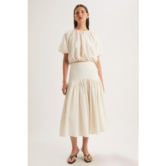 Merlette Maree Skirt in Cream at Nordstrom, Size 14