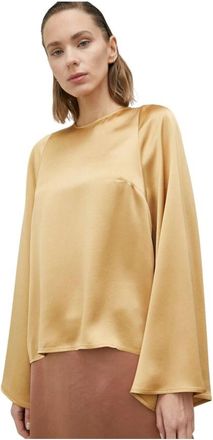 By Malene Birger Brynnas Blouse - Dames - Blouses - Geel - L - Polyester - Overhemden