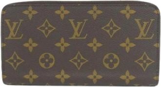 Louis Vuitton Pre-owned Wallets, male, Brown, Size: ONE SIZE Pre-owned Canvas Wallet