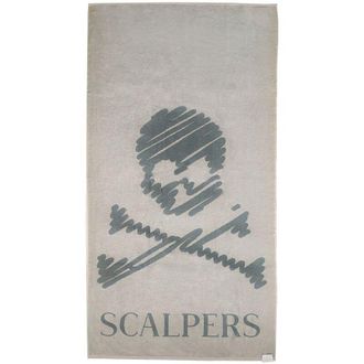 Scalpers Scalpers - Toalla de playa 90x180cm 100% Algodón 500GSM beige con logo Home