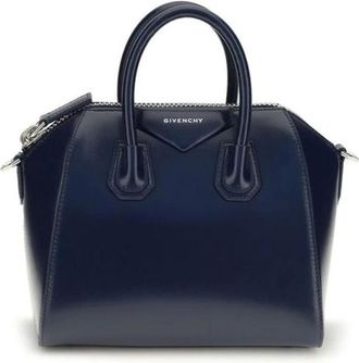 Givenchy Bolso Antigona Lock - Bags - Mujer - Azul - ONE SIZE
